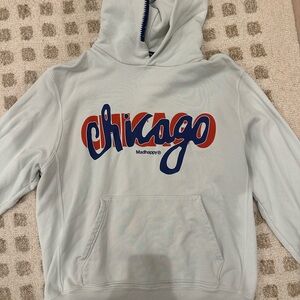 Madhappy Light Gray/Green Chicago Hoodie